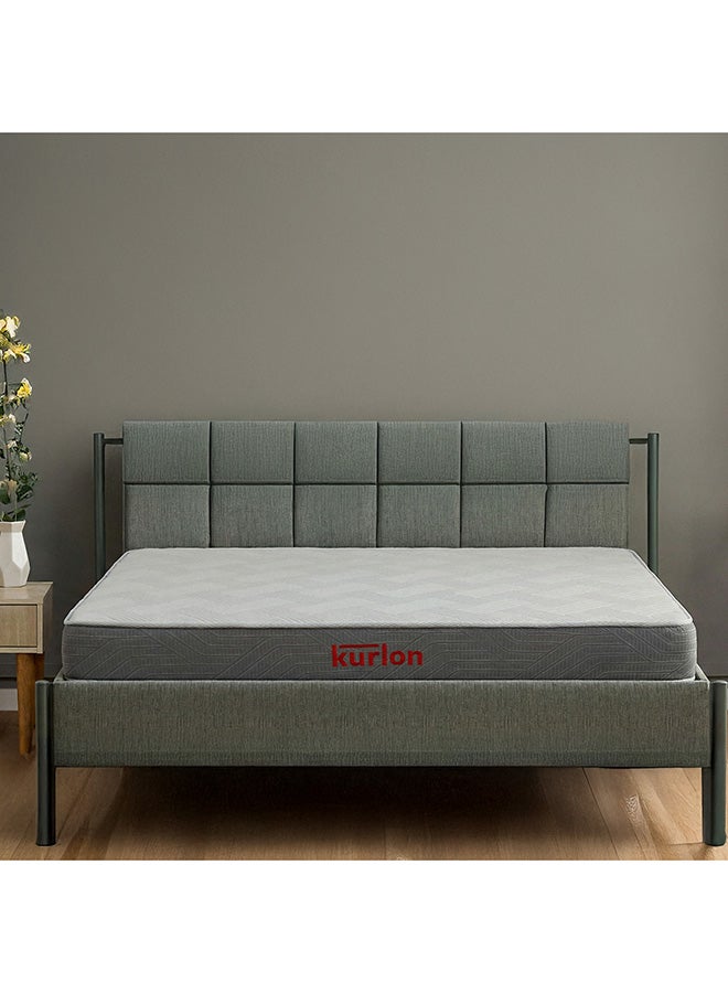 Kurlon مرتبة كيرل-أون المزدوجة | راحة مزدوجة | دعم ناعم وصلب | مرتبة مزدوجة قابلة للعكس | رغوة عالية المرونة (HR) | مرتبة سرير بحجم كوين | 200 سم طول × 160 سم عرض × 20 سم ارتفاع | ضمان 10 سنوات - Image 1